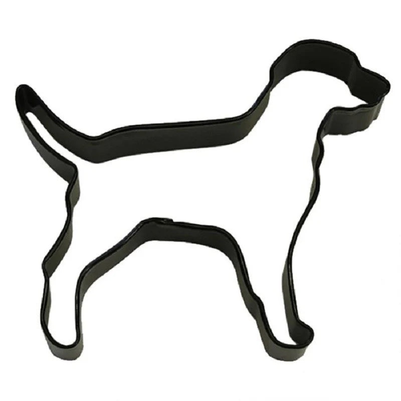 R&M Labrador dog cookie cutter in black