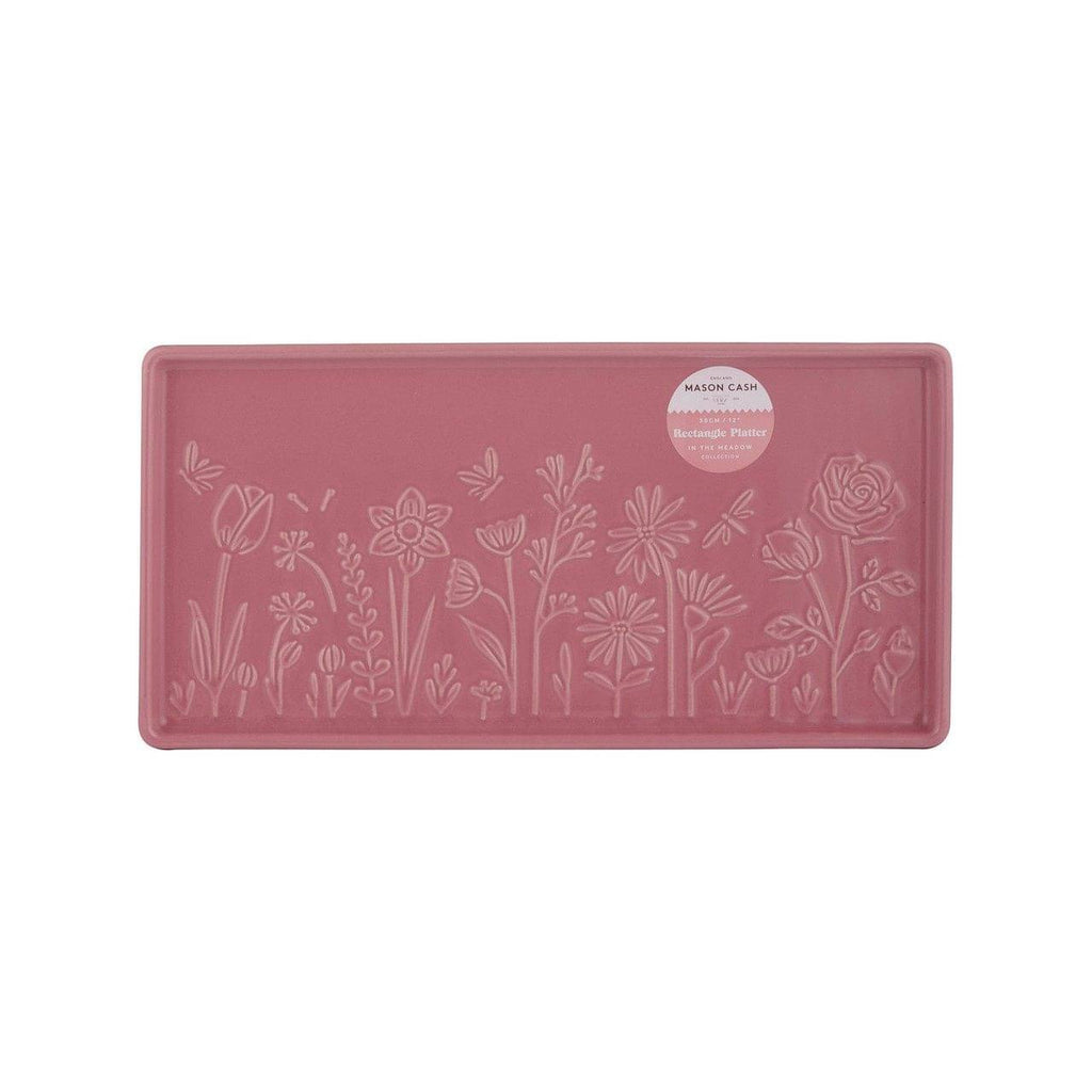 Mason Cash In The Meadow Rectangle Platter - Pink
