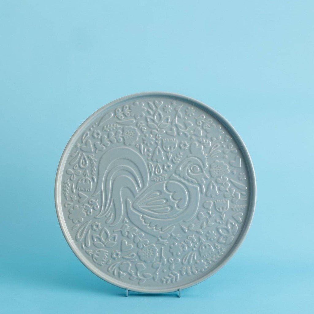 Mason Cash Home To Roost Round Platter