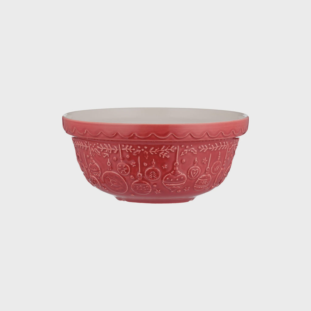 Mason Cash - Deck The Halls Bowl 21cm Red