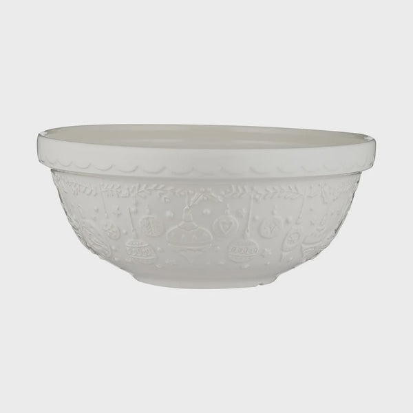 Mason Cash - Deck The Halls 26cm Cream