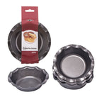 Daily Bake non-stick fluted mini pie dishes, a nested stack of four, shown in their packaging