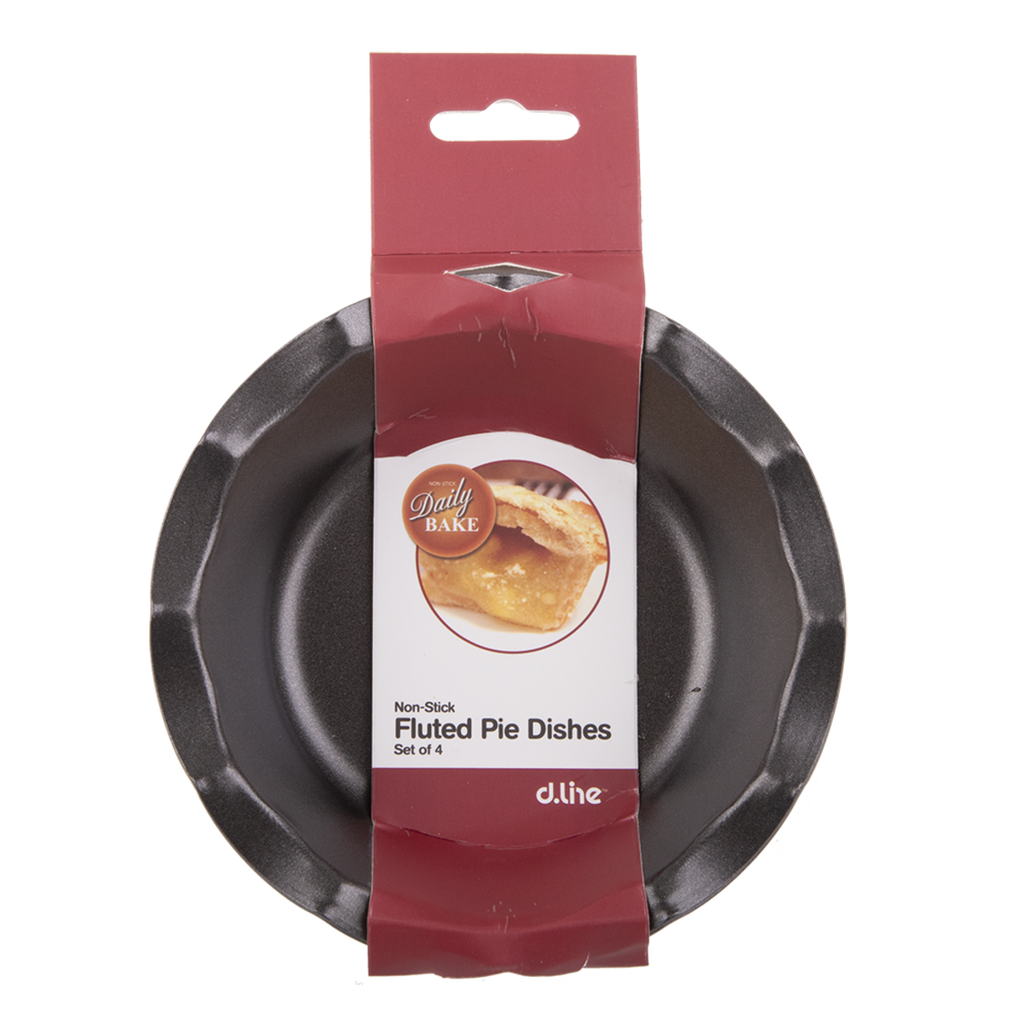 Daily Bake Non-Stick Fluted Mini Pie Dishes