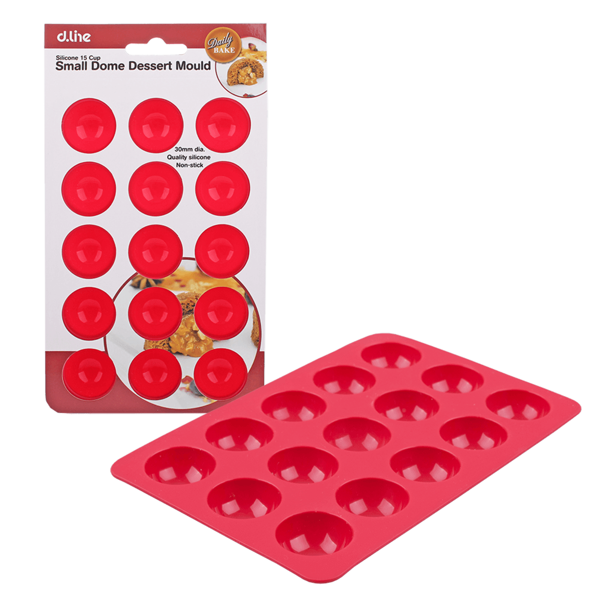 Daily Bake Mini Silicone Dome Dessert Mould