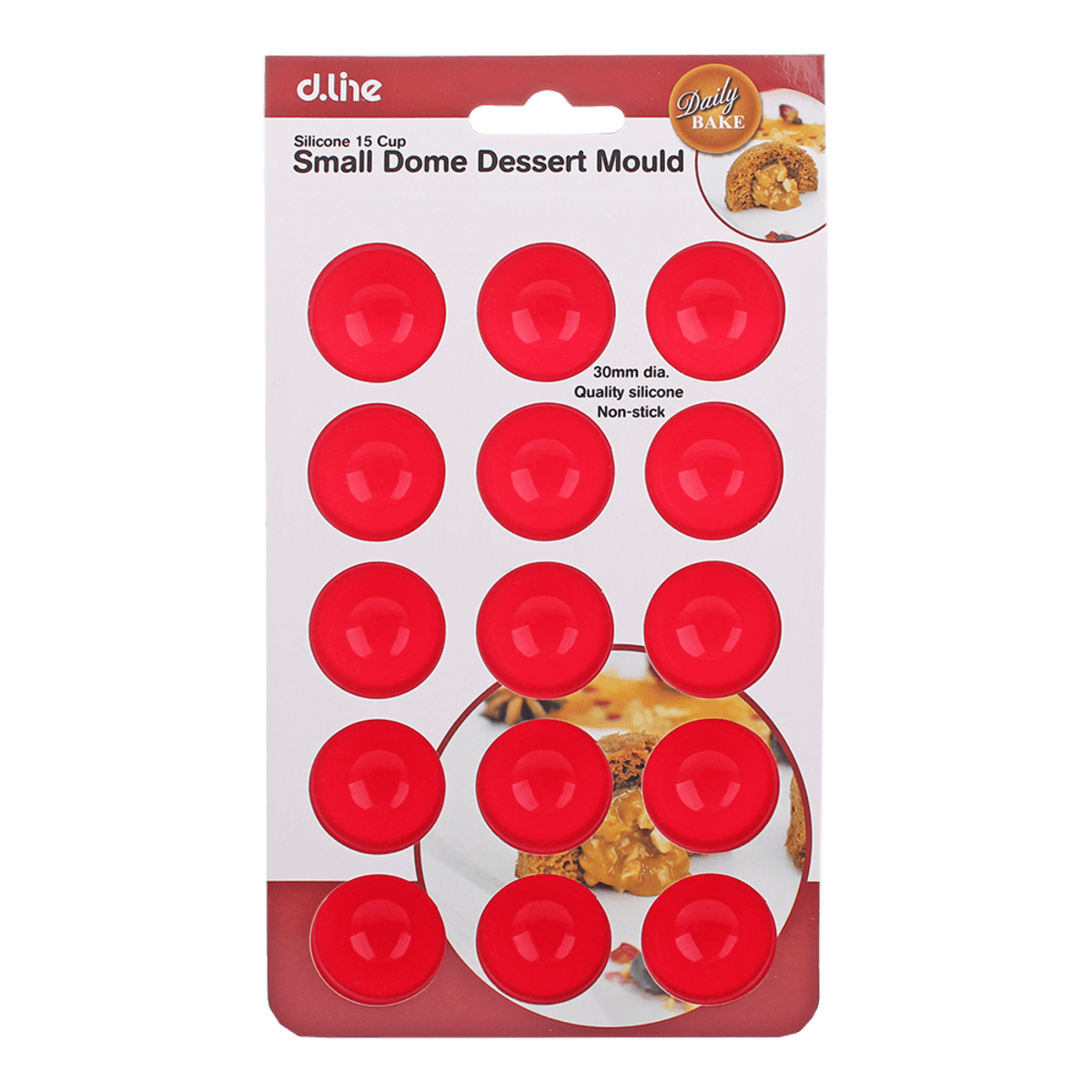 Daily Bake Mini Silicone Dome Dessert Mould
