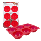 Daily Bake Silicone Dome Dessert Mould - Red