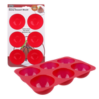 Daily Bake Silicone Dome Dessert Mould - Red