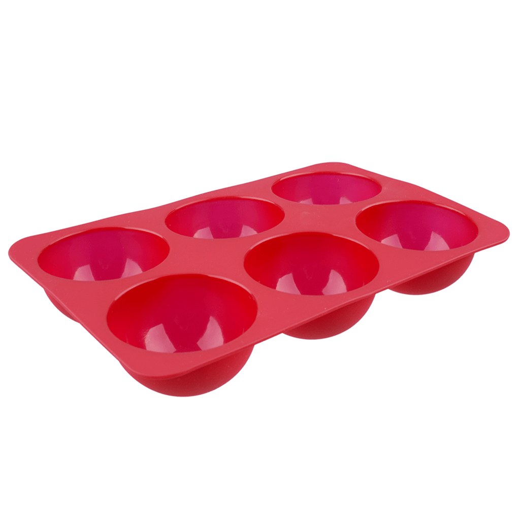 Daily Bake Silicone Dome Dessert Mould - Red