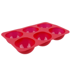 Daily Bake Silicone Dome Dessert Mould - Red