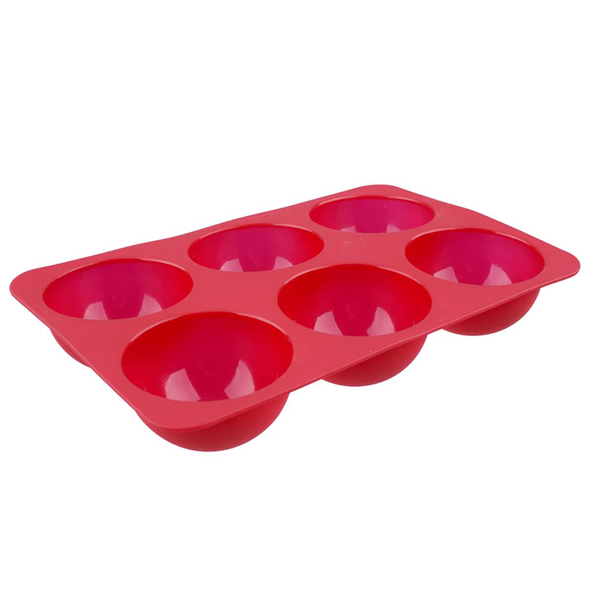 Daily Bake Silicone Dome Dessert Mould - Red