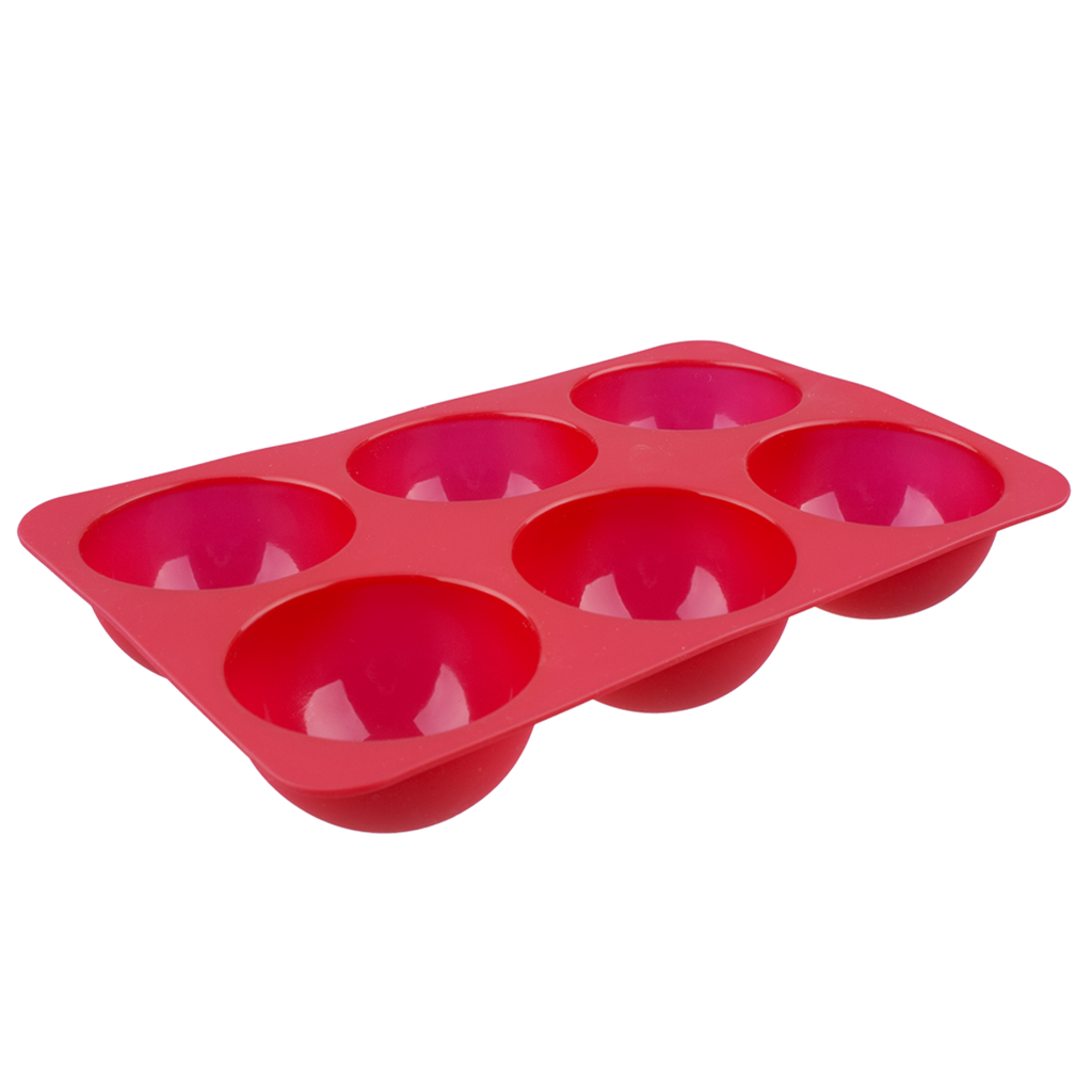 Daily Bake Silicone Dome Dessert Mould - Red