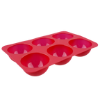 Daily Bake Silicone Dome Dessert Mould - Red