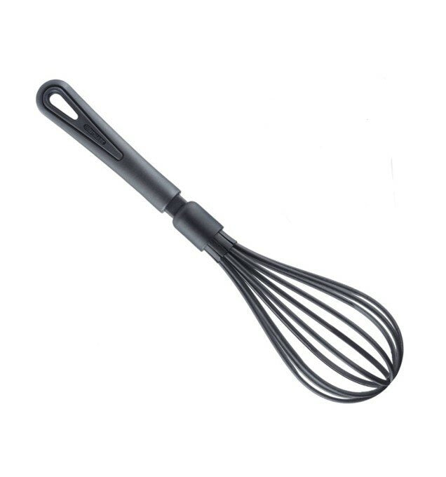 Westmark gentle whisk in dark grey nylon with a moulded handle