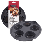Daily Bake Silicone Round Collapsible Muffin Air Fryer Pan
