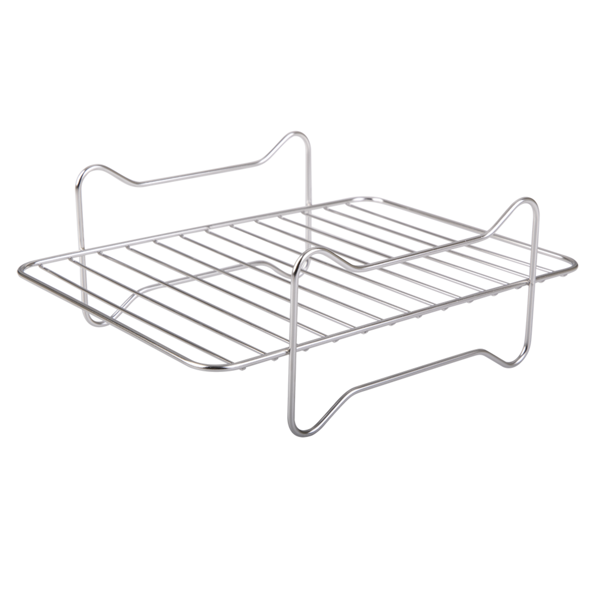 Appetito rectangle air fryer rack in stainless steel wire