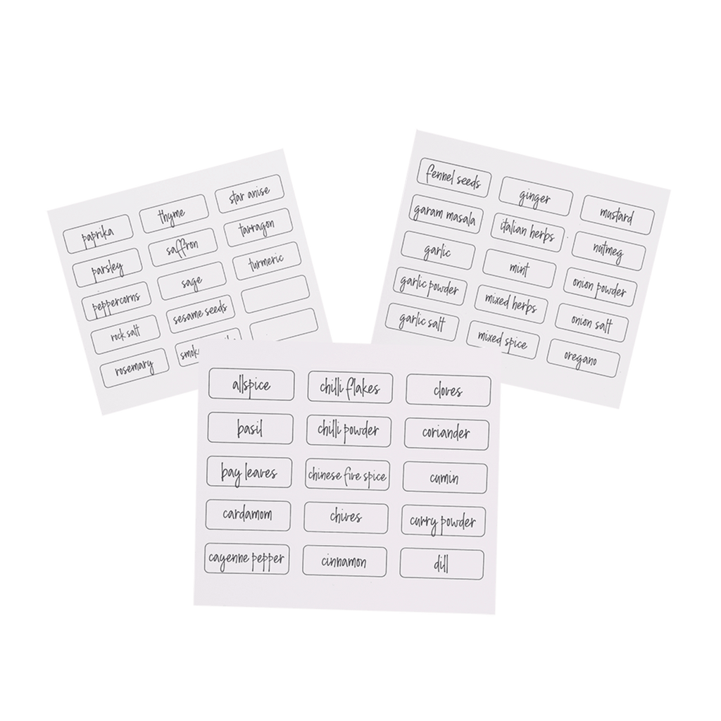 Appetito Herb & Spice Labels