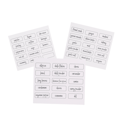 Appetito Herb & Spice Labels
