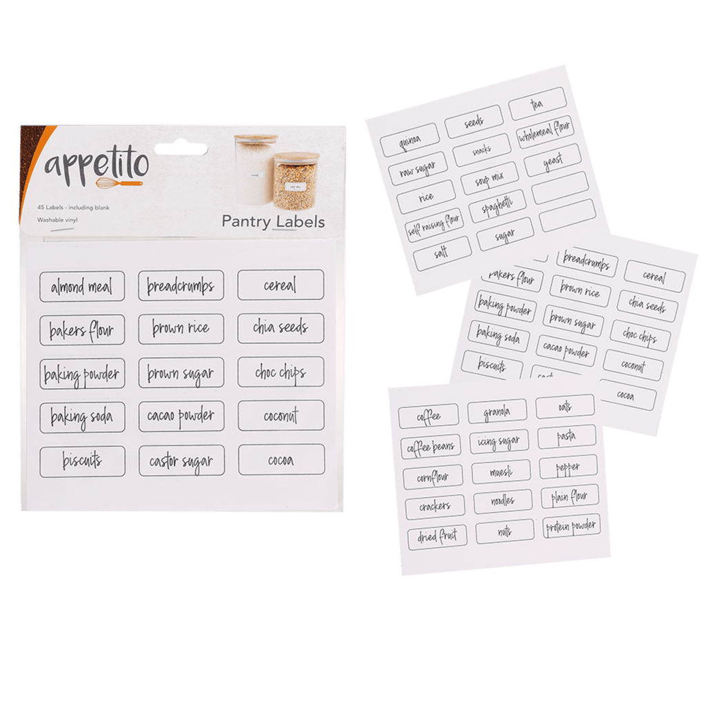 Appetito Pantry Labels