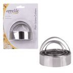 Appetito Stainless Steel Plain Scone Cutters Set