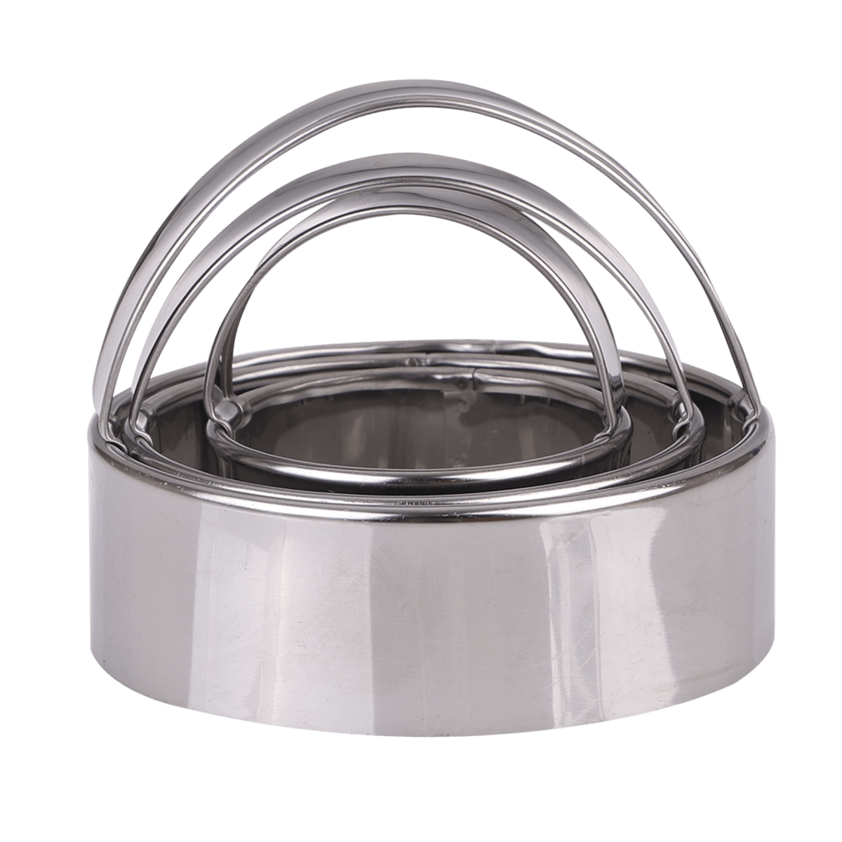 Appetito Stainless Steel Plain Scone Cutters Set