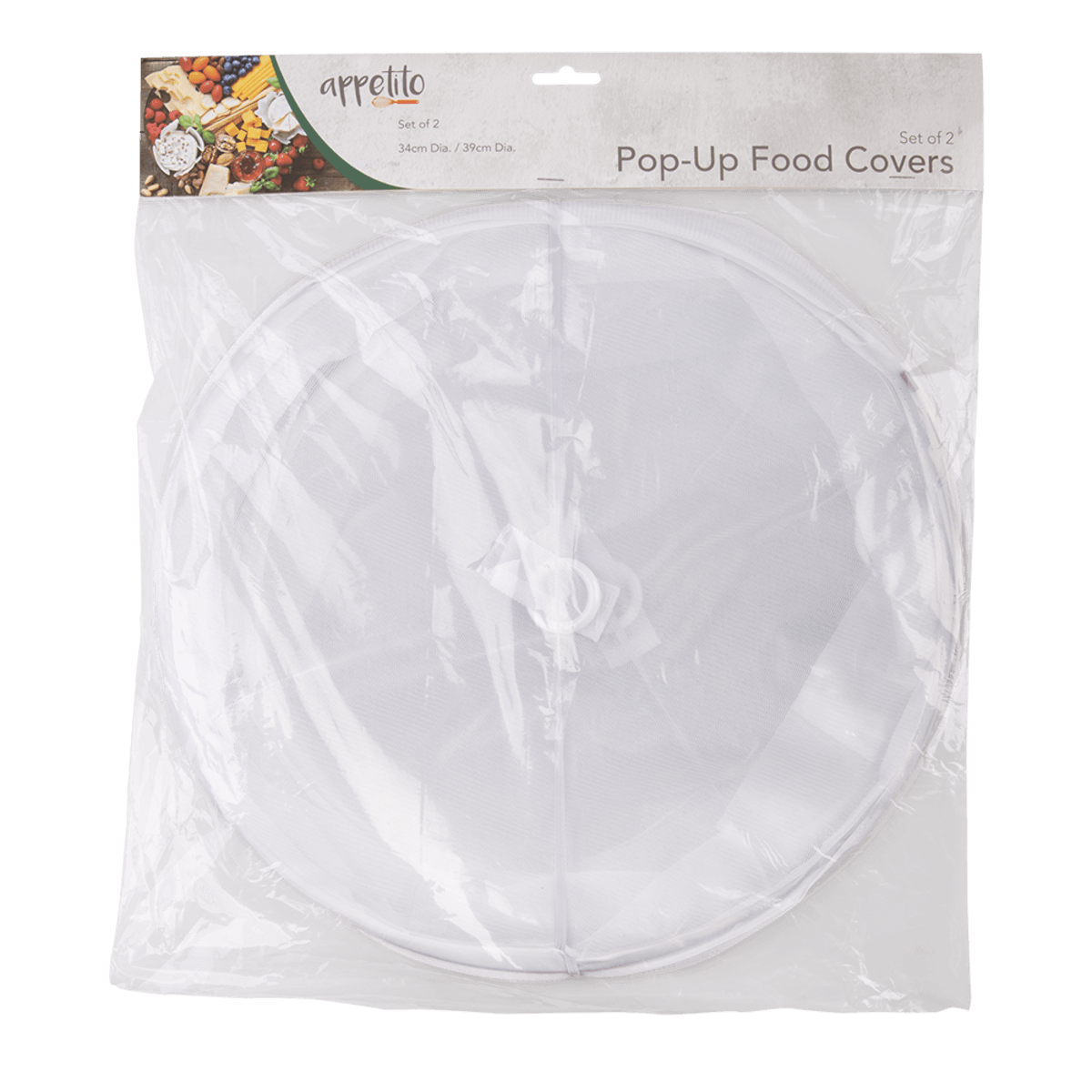 Appetito Pop-Up Food Covers Set