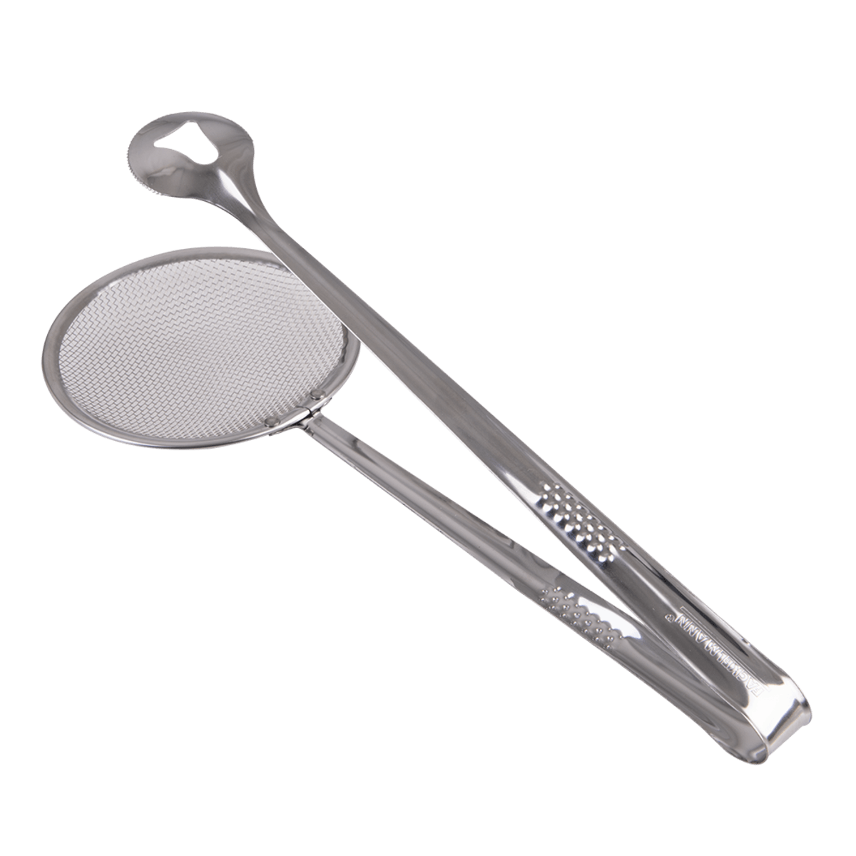 Appetito Stainless Steel Skimmer Tongs