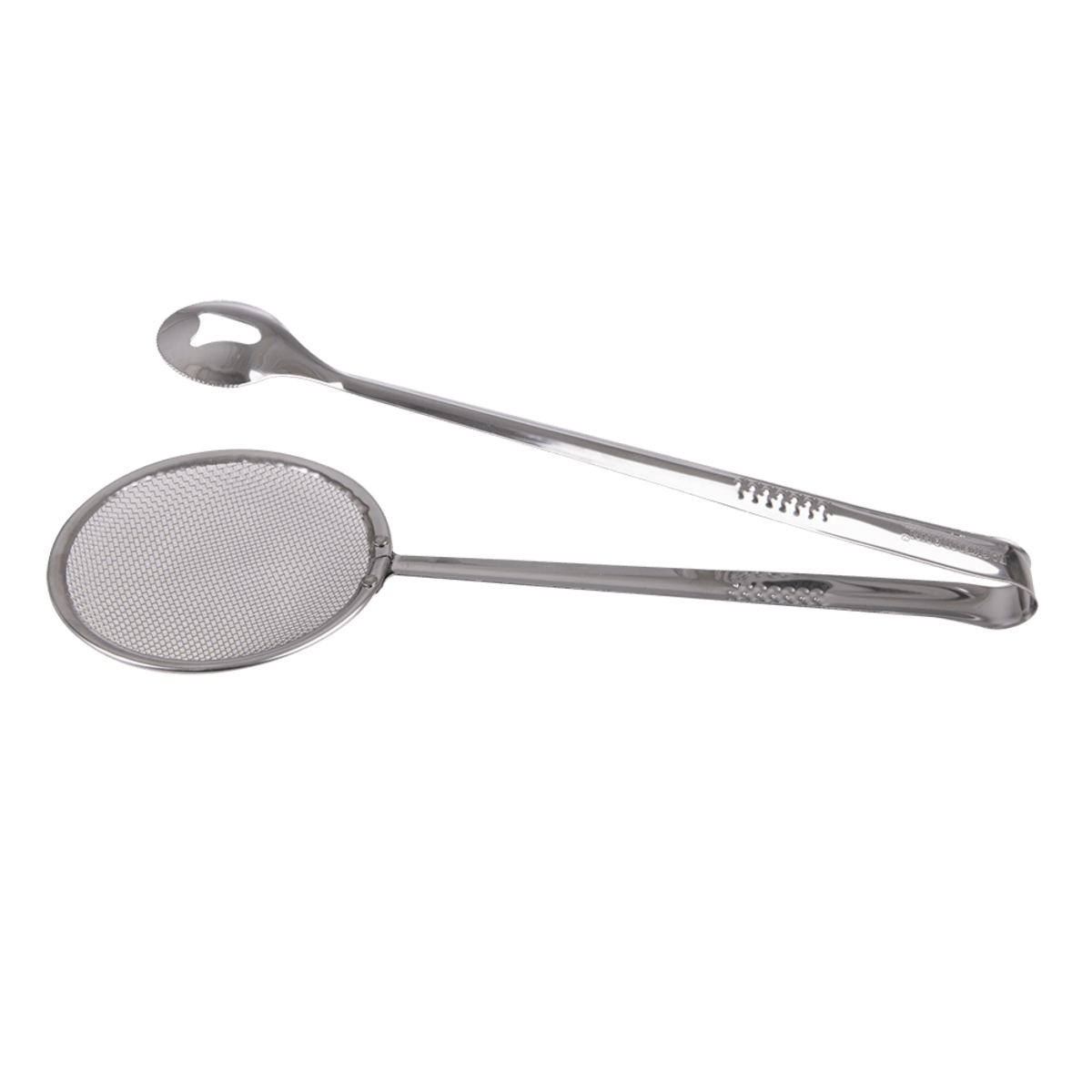 Appetito Stainless Steel Skimmer Tongs