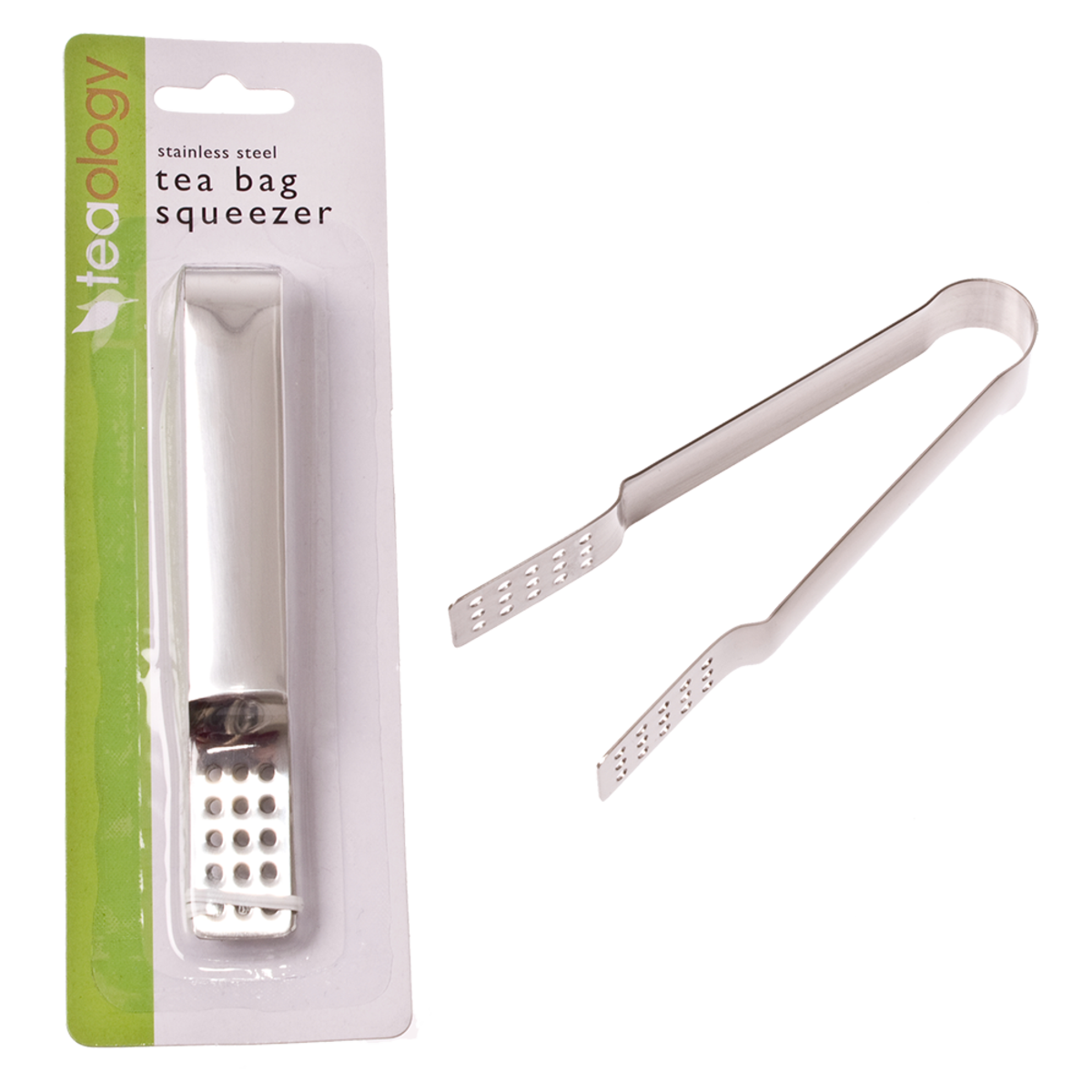 Teaology Stainless Steel Tea Bag Squeezer Flat
