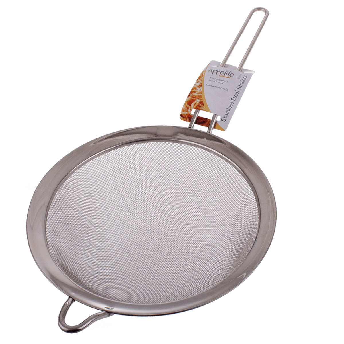 Appetito Stainless Steel Mesh Strainer - 20cm