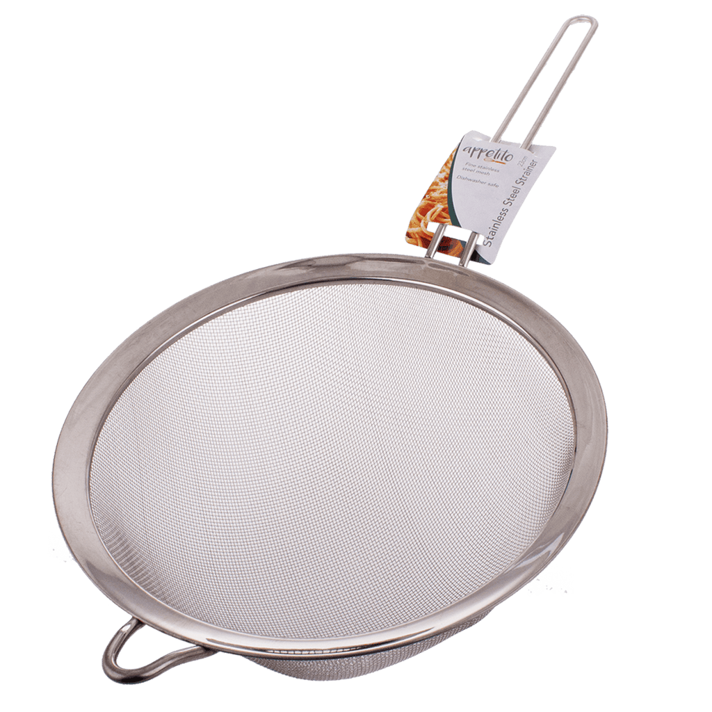 Appetito Stainless Steel Mesh Strainer - 23cm