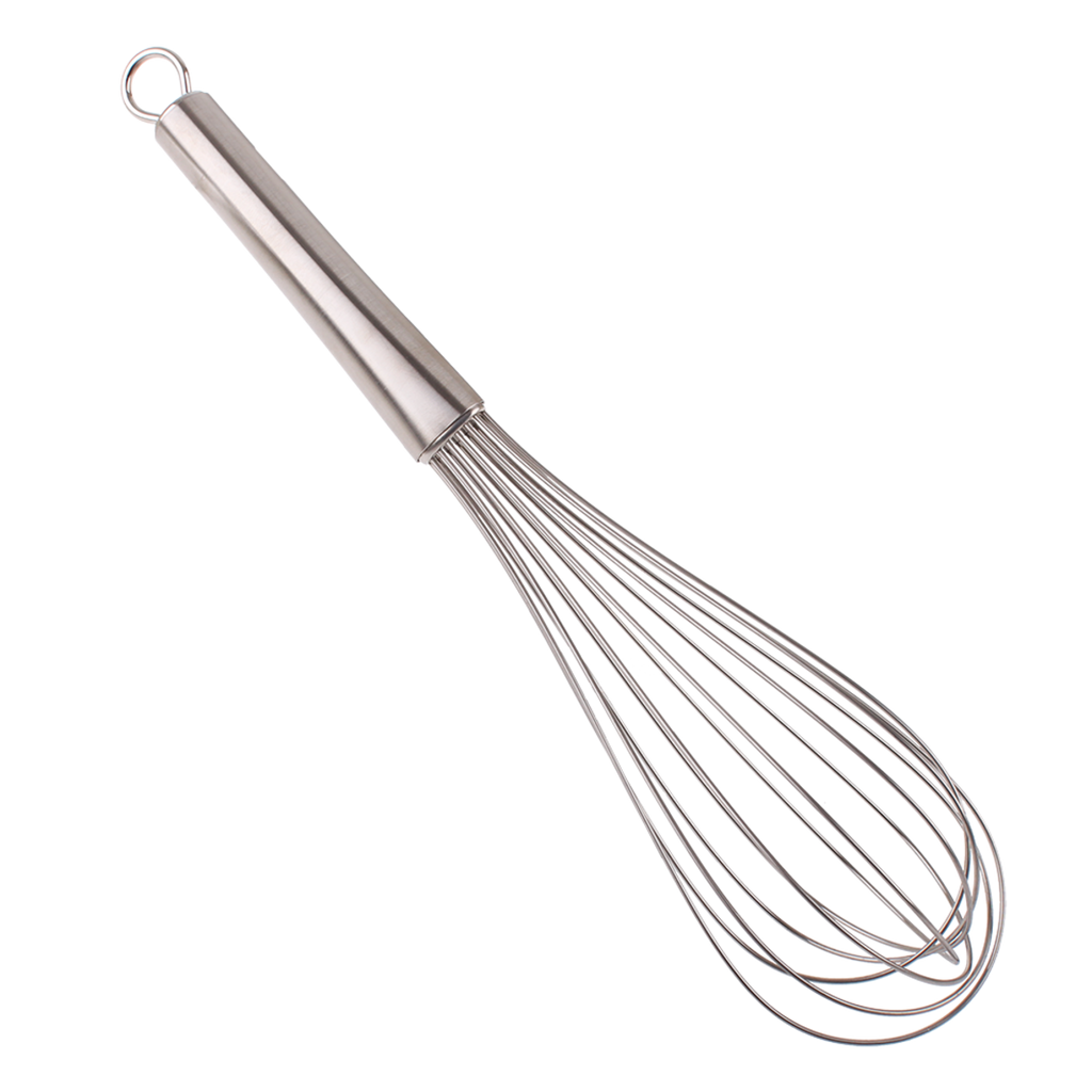 Appetito 30cm stainless steel balloon whisk with a hanging loop