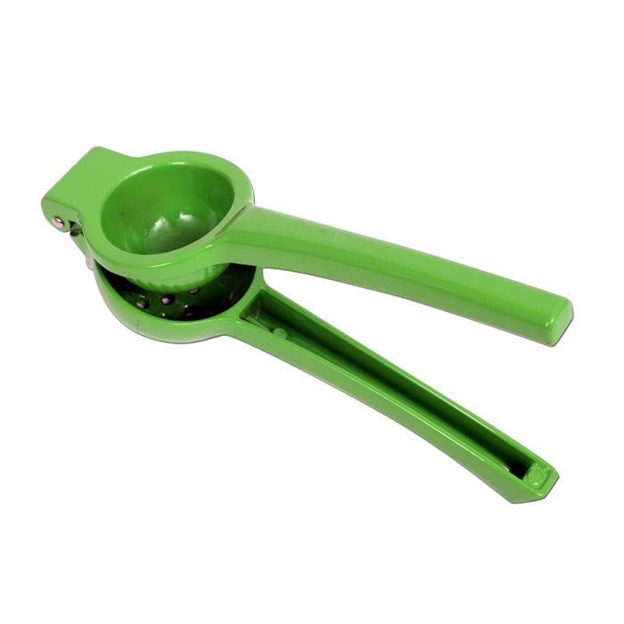 Appetito lime squeezer in green enamelled metal
