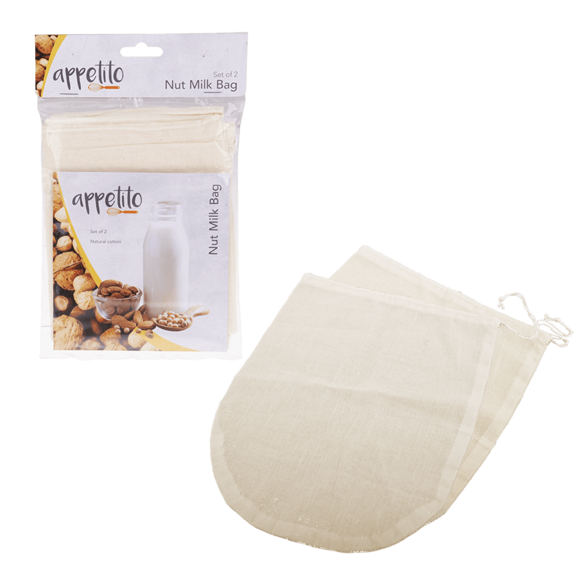 Appetito Nut Milk Bags Set