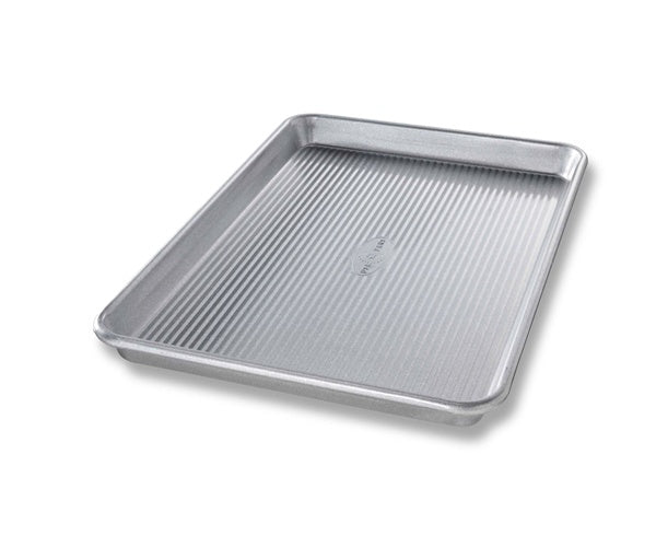 USA Pan jelly roll pan in ridged aluminised steel