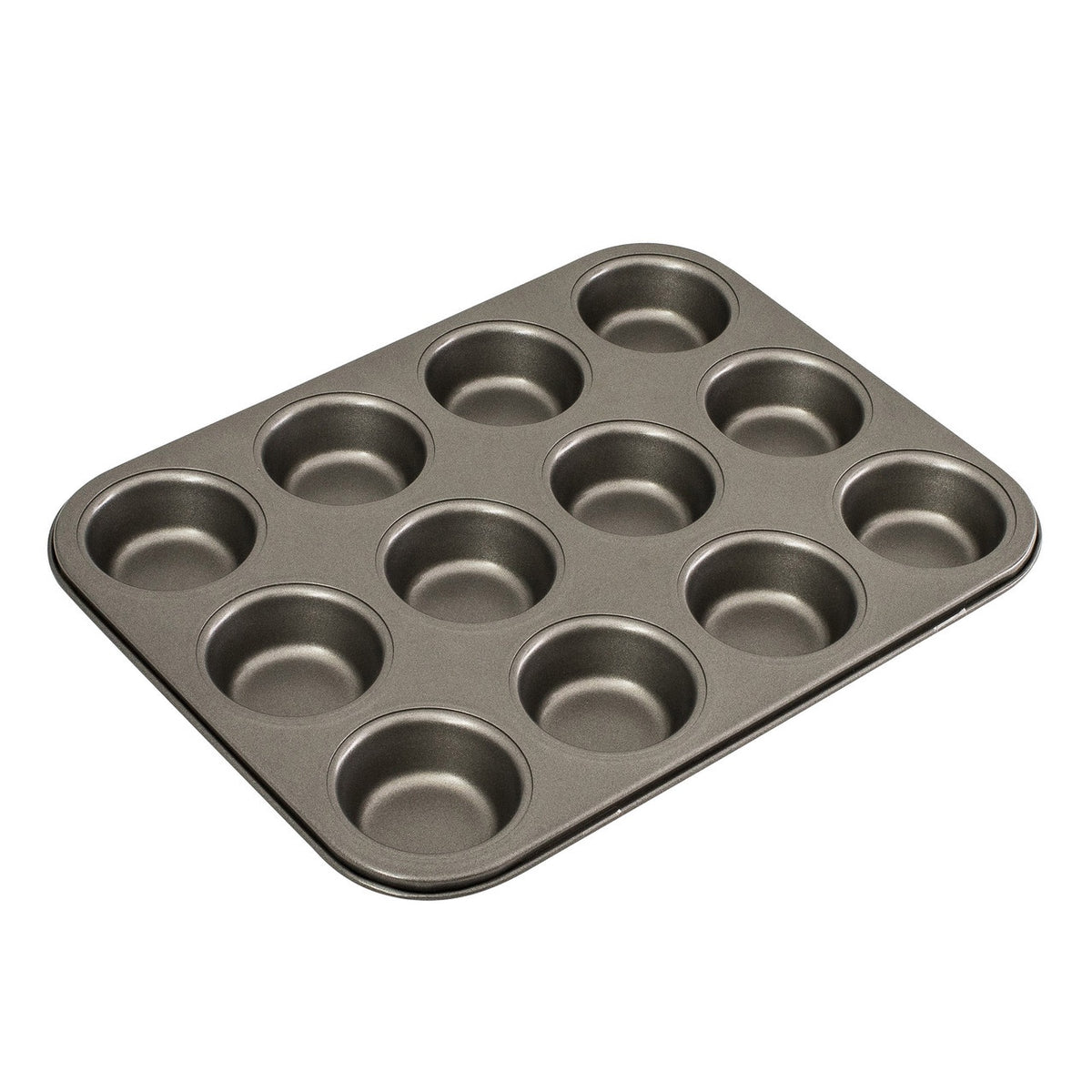 Bakemaster 12 Cup Muffin/Cupcake Pan – Non-stick