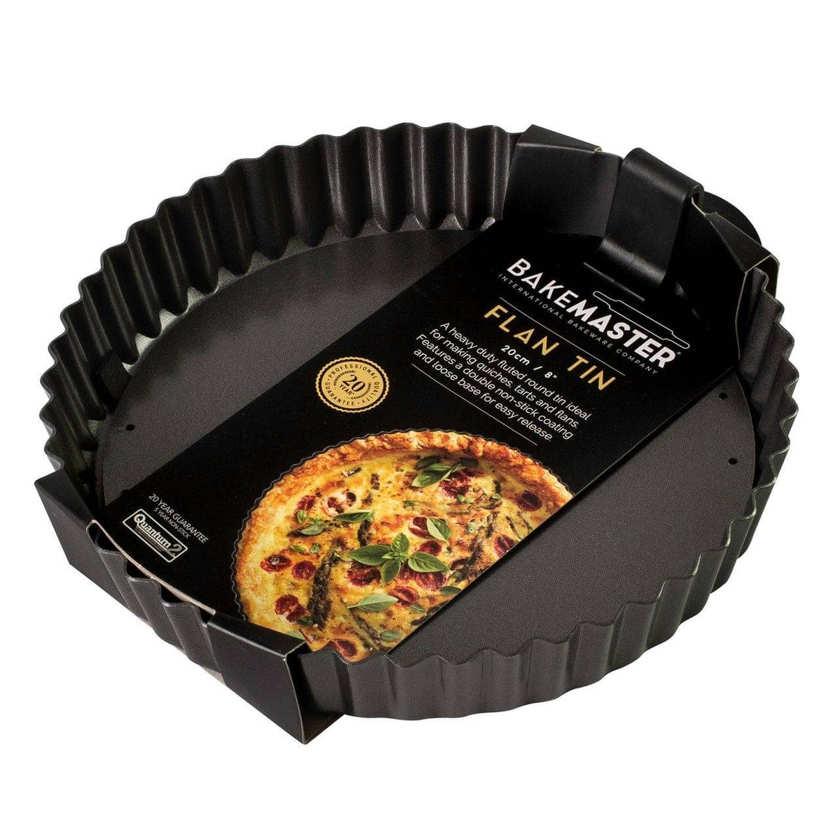 Bakemaster Loose Base Round Flan/Quiche Pan