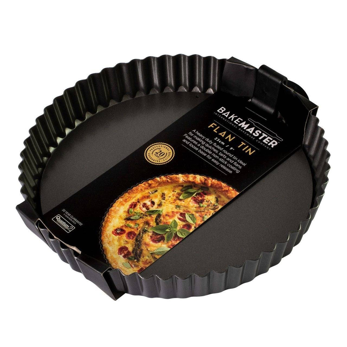 Bakemaster Loose Base Round Flan/Quiche Pan