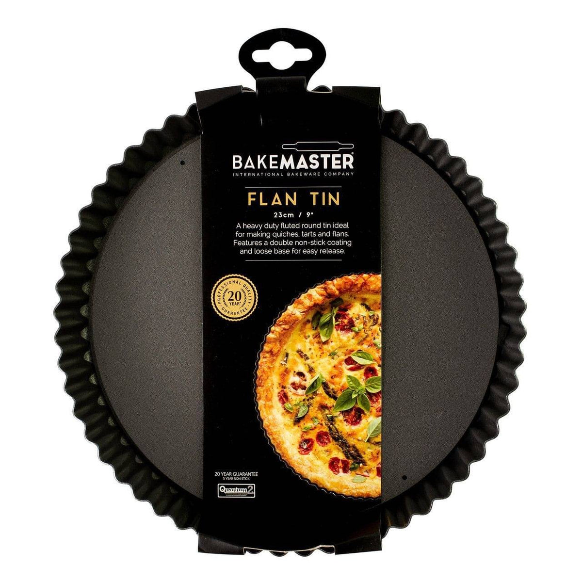 Bakemaster Loose Base Round Flan/Quiche Pan