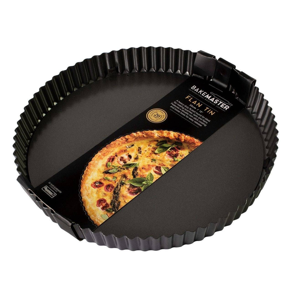 Bakemaster Loose Base Round Flan/Quiche Pan