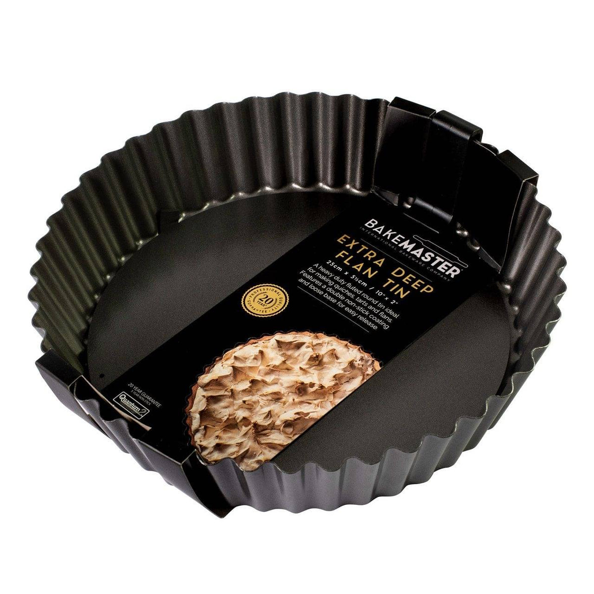 Bakemaster Deep Loose Base Quiche Pan