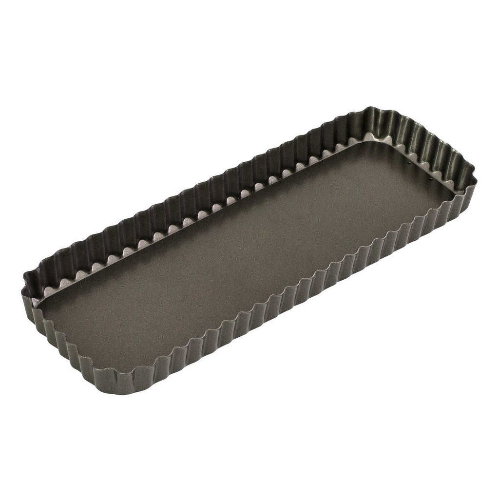 Bakemaster Fluted Rectangle Quiche Pan