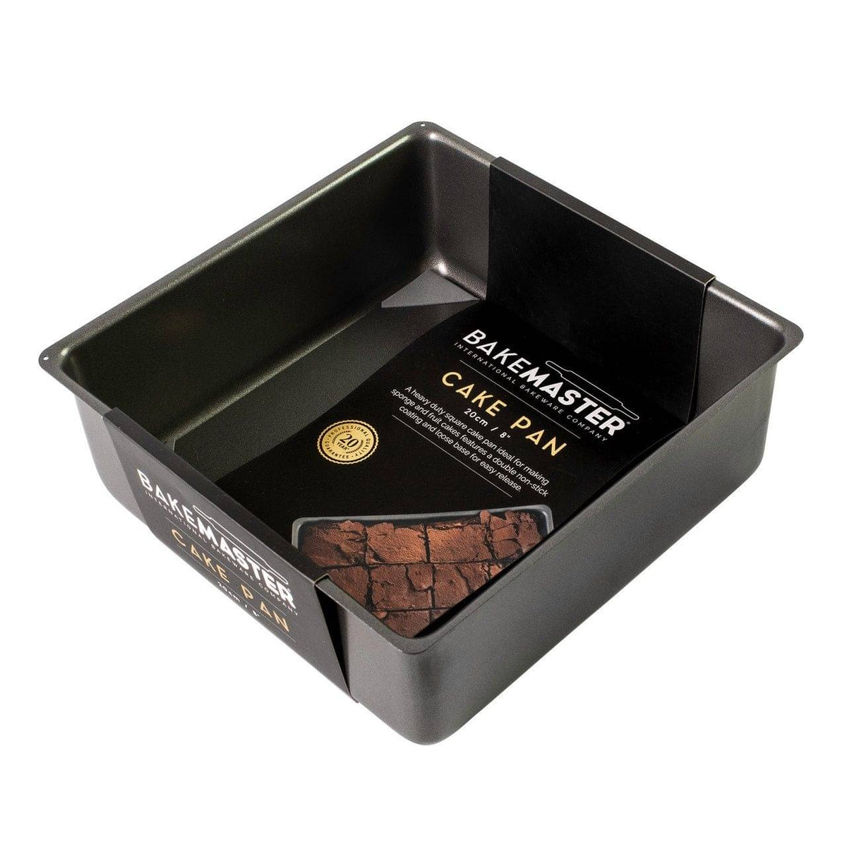 Bakemaster Loose Base Square Cake Pan