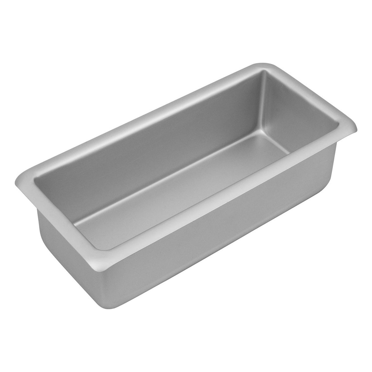 Bakemaster silver anodised loaf pan in brushed aluminium