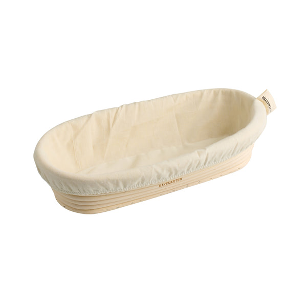 Bakemaster Oval Proving Basket (with Cotton Liner)