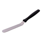 Bakemaster cranked palette knife with a stainless steel angled blade and a black handle