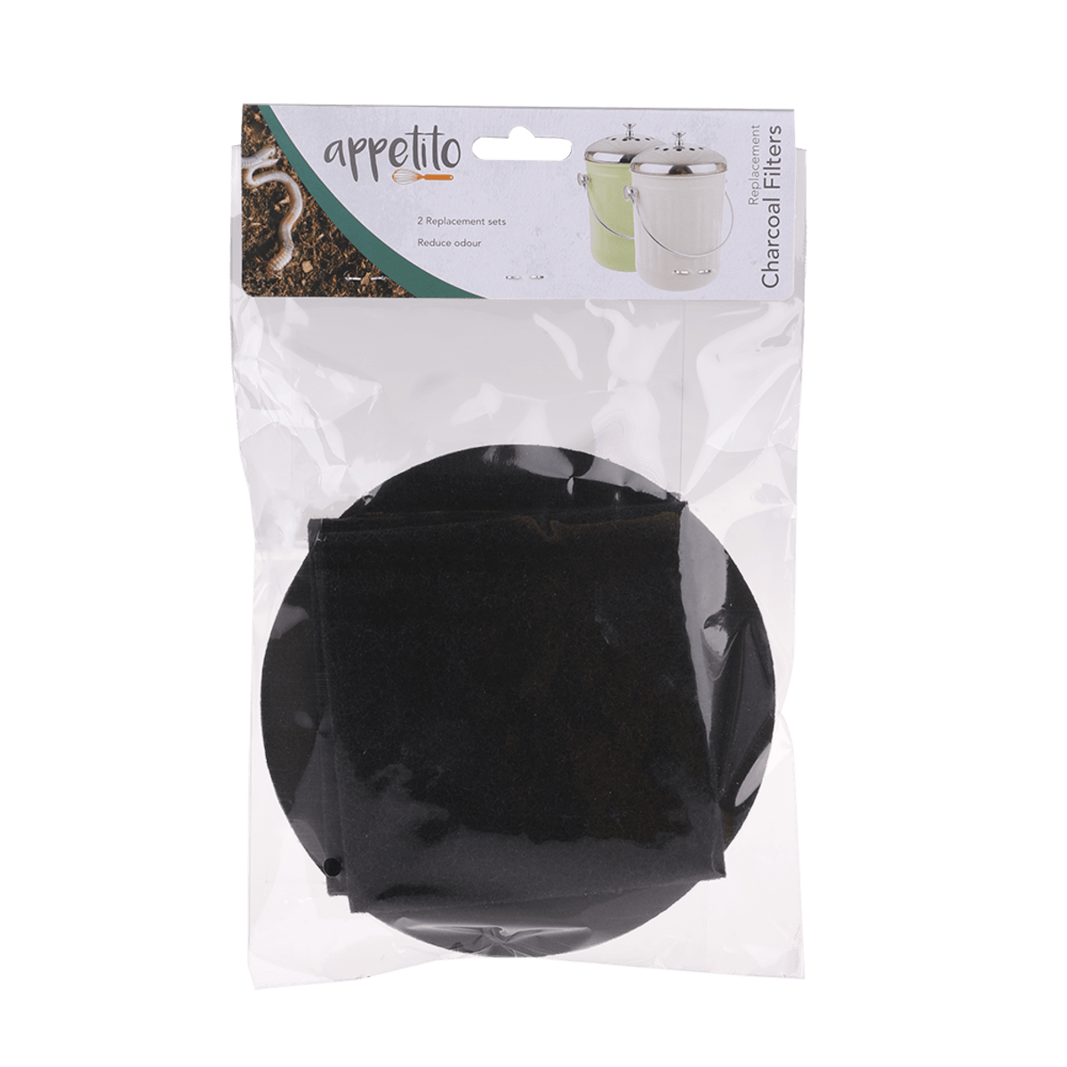 Appetito Replacement Charcoal Filter Set