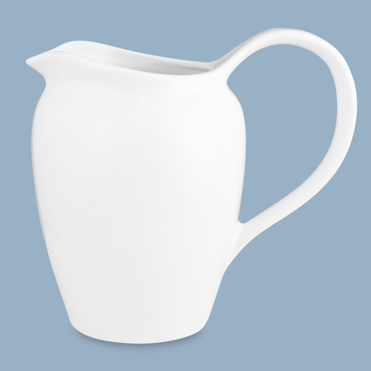 Wilkie Brothers classic jug, 750ml, in plain white porcelain