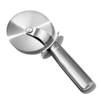 OXO Good Grips stainless steel pizza wheel with a large round blade and a steel handle