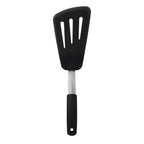 OXO Good Grips silicone flexible omelet turner with a black head and a handle