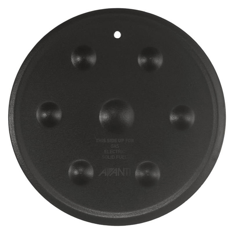Avanti SimmerChef, a black perforated heat diffuser disc with raised bumps